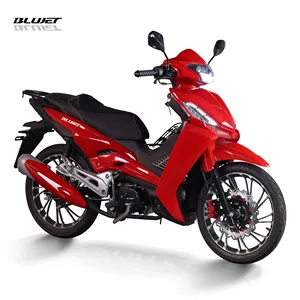 Jiujing 6 NUEVO SPARK Nuevo 110cc Cub motocicleta varilla de empuje medidor digital freno de disco gasolina scooter motocicleta eléctrica adulto