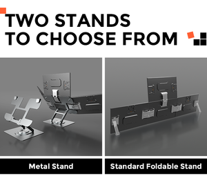 ขาตั้งโลหะสำหรับจอแสดงผล 4 จอแบบใหม่ พร้อมสายเชื่อมต่อ Type C แบบพกพาสะดวก ขยายหน้าจอได้ด้วยสายเคเบิลเส้นเดียว - Product Image 2