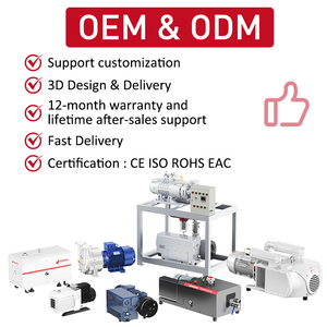 400-480m ³/h không có dầu hoạt động khô ROTARY VANE bơm hút chân không wordfik vd400 cho CNC Router Máy chế biến gỗ 350mbar hút không khí - Product Image 4