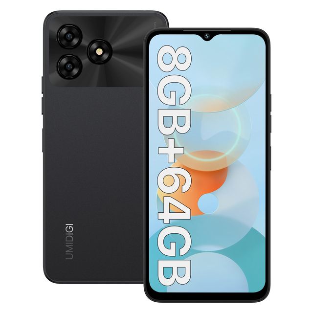 For UMIDIGI G5A 4G Android 13 Dual SIM Smartphone 6.52\" Fast Charge MTK Processor 13MP 5000mAh Battery LTE 4GB+64GB French