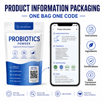 Emballage de vérification anti-contrefaçon personnalisé avec code QR pour la protection de la marque et la confiance (un sac, un code)