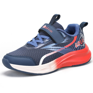 LOLLI kidz Kids Walking <b>Shoes</b> Mesh Upper <b>Hook</b> & Loop Closure Breathable Round Toe All Seasons Blue - Product Image 5