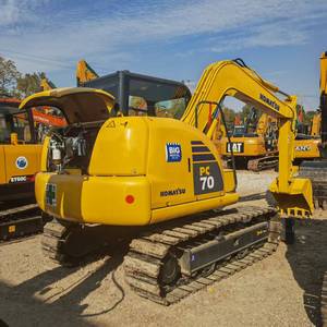 MINI EXCAVATRICE HYDRAULIQUE PC70-8 D'ORIGINE JAPON KOMATSU PC70 D'OCCASION EN BON ÉTAT PRIX À VENDRE - Product Image 1