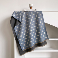 Écharpe longue à imprimé floral, châle épais et chaud en fausse fourrure, style coréen, accessoire polyvalent pour le cou, automne-hiver