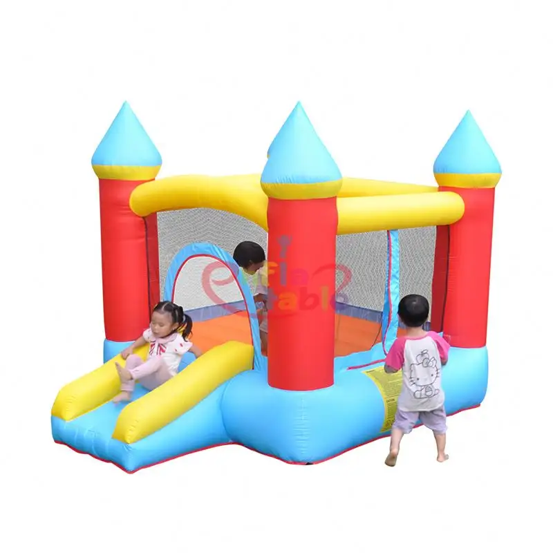 Castillo inflable con tobogán para niños, Combo pequeño de aire para interior, barato
