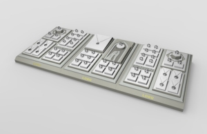 ชุดแท่นโชว์เครื่องประดับสำหรับร้านค้าปลีกทำจากหนัง PU กำมะหยี่ดีไซน์ฟรี - Product Image 3