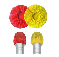 Housse de Microphone jetable à usage unique, couverture hygiénique pour Microphone de karaoké, coupe-vent pour KTV à domicile, Bar de karaoké, Interview, nouvelle collection