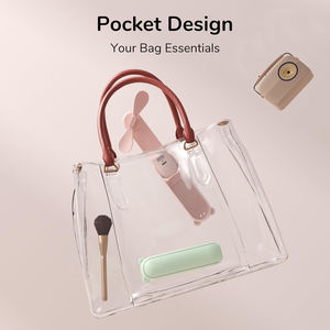 Mini ventilateur portable rechargeable USB-C 2000 mAh à 3 vitesses avec fonction Power Bank pour voyage, extérieur et maison – Vente en gros - Product Image 2