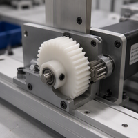 Engrenage droit en POM et nylon moulé par injection de précision pour machines et robots