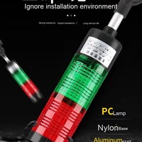 JZCN JPT-50, voyant lumineux LED tricolore, boîtier en PC multicouche avec alarme sonore, signalisation industrielle, indicateur d'avertissement pour CNC