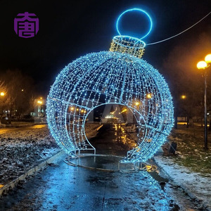 Luz de arco de bola LED IP65 personalizada para decoraciones de jardín de Navidad interiores y exteriores y eventos festivos de temporada - Product Image 4