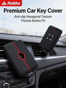 Funda Protectora de Silicona Premium con Diseño de Panal de Abeja para Llaves de <span class=keywords><strong>Renault</strong></span>, Nissan y <span class=keywords><strong>Mitsubishi</strong></span>; Protector Universal para Llaves Inteligentes de 4 Botones - Product Image 5