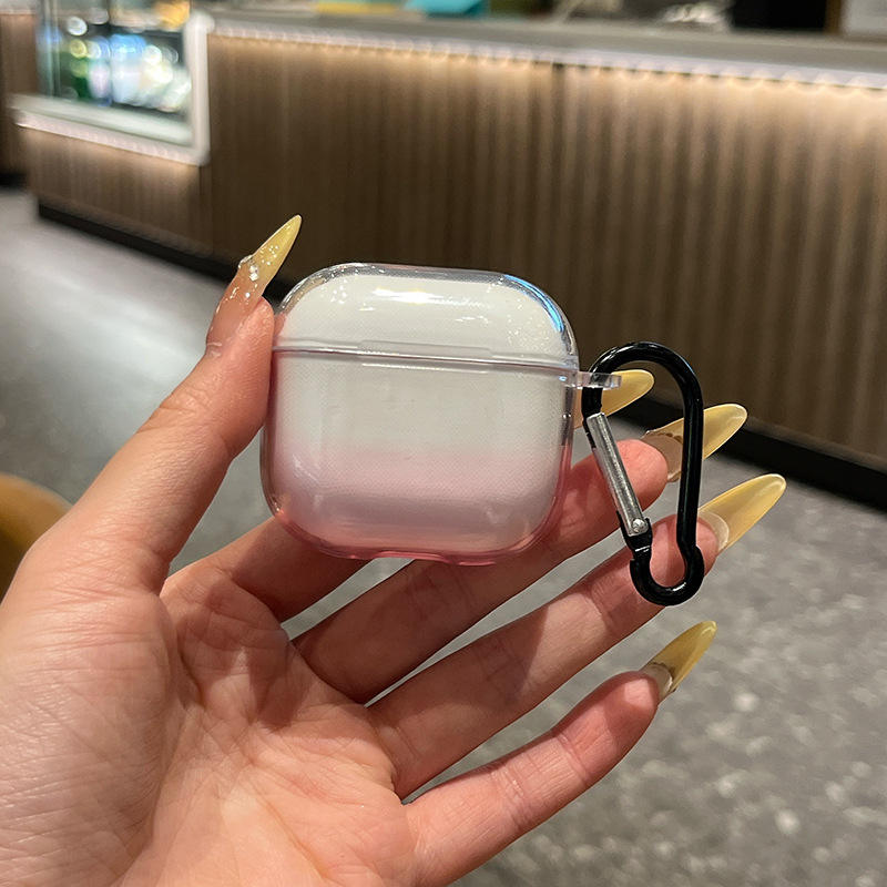 Gradiente Rosa cáscara transparente [con gancho]