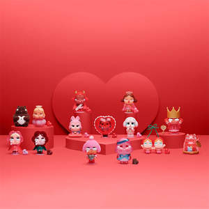 POP MART Original Crying for <span class=keywords><strong>Love</strong></span> Series Figuras Caja Sorpresa Coleccionable Juguetes Regalo para Enamorados Decoración de Escritorio Set - Product Image 2