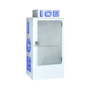Tas penyimpanan es bin Huaer Indoor/outdoor/Es Merchandiser, ice toko peralatan dengan Slant Depan-Auto Defrost