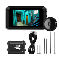 Pengintai Pintu Digital Video 3,97 Inci 2 MP Kamera Monitor Penglihatan Malam Pintar