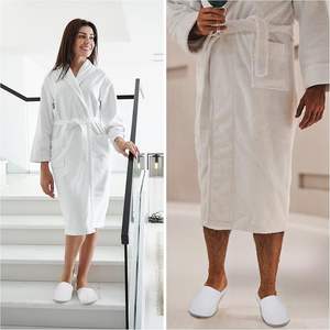 Pantuflas Desechables para Spa, Pantuflas Cálidas y Acogedoras con Punta Cerrada para Hotel, Hogar, Uso de Invitados, Talla Única para Adultos - Product Image 4