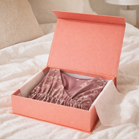 Boîtes d'emballage magnétiques en carton avec logo imprimé personnalisé, boîte cadeau magnétique de luxe