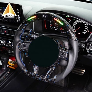 Modifikasi bagian mobil roda kemudi dayung Shifter listrik roda kemudi mobil tombol <span class=keywords><strong>Spinner</strong></span> untuk Honda City - Product Image 3