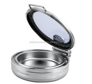 Hydraulic Deluxe <b>Glass</b> Chafing <b>Dish</b> - Product Image 3