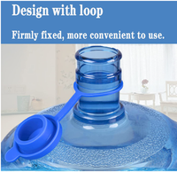Bouchon de remplacement réutilisable pour carafe à eau de 5 gallons, couvercle supérieur anti-déversement pour bouteille d'eau