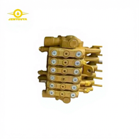 Pièces de machines de construction : Ensemble de distributeur de valve pour niveleuse CAT24H, référence 165-4563, vanne de commande principale hydraulique