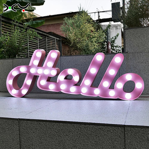 Enseignes lumineuses LED <span class=keywords><strong>PLED</strong></span>, fabrication directe, caractères lumineux en acrylique 3D, ampoules, affichages d'art de lettres, lettres de marquise, magasins, IP65 - Product Image 5