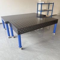 Plateforme de soudage flexible 3D Meisida D28, acier Q355 nitruré, table modulaire personnalisée pour le soudage industriel