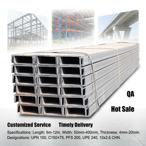 Perfil de Acero en U Soldado de Primera Calidad, Canal de Ingeniería de <span class=keywords><strong>Hierro</strong></span> S235JR S355JR SS400 A36 S275JR, Tamaño 140*58mm <span class=keywords><strong>UPN</strong></span> 6m, Más Vendido - Product Image 1