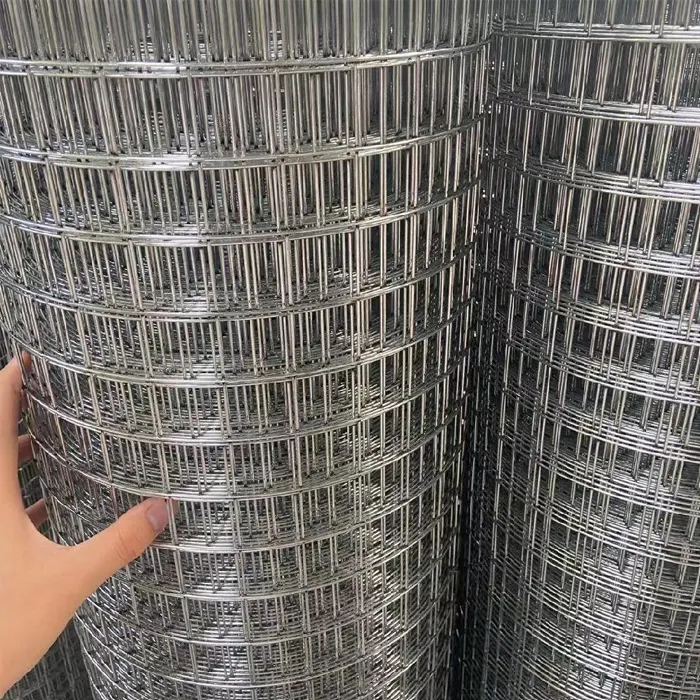 Factory Sale Welded Wire Mesh for Farm Fence Galvanized PVC Coated for Garden Fences Welded Wire Mesh Rolls for Animal Pet Cages