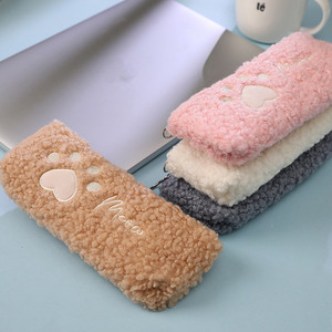 Multifunzione cute student kawaii anime cartoon big capacity school kids peluche cat paw pencil case - Product Image 4