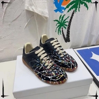 Chaussures de sport décontractées en cuir véritable à lacets, design tendance 2026, pour hommes et femmes, légères, pour la course et la marche