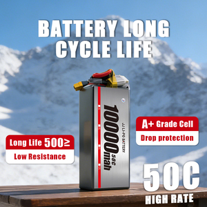 Drone <span class=keywords><strong>LiPo</strong></span> Pil 10000mAh 4S 6S 8S 12S 16S 11.1V 22.2v Şarj Edilebilir Paket FPV RC Drone Uçaklar için Yüksek Hızlı Kararlı Çıkış - Product Image 6