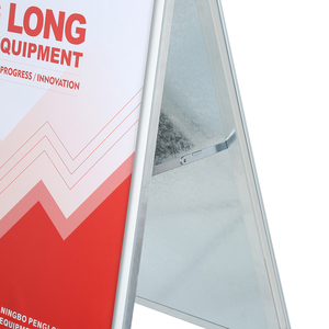 Expositor de doble cara clásico con soporte de 25 mm y esquinas redondeadas, soporte para póster, letrero publicitario económico para acera - Product Image 5