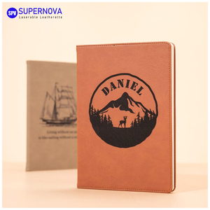 Lasergravierbares Kunstleder-Notizbuch in Individueller Größe mit Nachfüllbarem Papiereinsatz Fabrik-Laser-Rohlinge Leder-Notizbücher für UV-Laser - Product Image 5