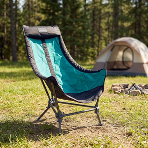 Vente directe d'usine, chaise pliante de camping personnalisée, chaise de pêche portable d'extérieur avec porte-gobelet - Product Image 1