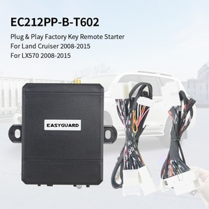 EASYGUARD <b>Plug</b> & Play <b>Remote</b> Starter System Fit for Gas Engine Land Cruiser 2008-2015 with Original Push Start Button Only - Product Image 2