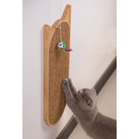 Planche à gratter pour chat en forme de L grattoir à chat détachable pour chats griffe de meulage jouet d'escalade fournitures de meubles pour animaux de compagnie