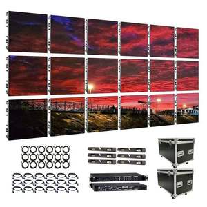 Écran LED d'intérieur à louer, p3.91, en aluminium moulé sous pression, écran de fond, module facile à installer 250×250mm, mur vidéo LED numérique - Product Image 1