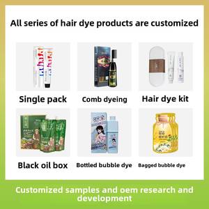 Crema Colorante per Capelli Premium Personalizzata, Etichetta Privata ODM, Colore Nero Tè Speciale per Barbieri, Senza Ammoniaca - Product Image 3