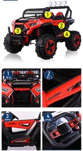 批发双门儿童电池供电汽车<span class=keywords><strong>2</strong></span>座许可电动乘车玩具越野儿童电动车 - Product Image 4