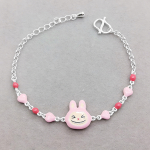 <span class=keywords><strong>Braccialetto</strong></span> LABUBU in Argento Sterling S925 con Resina Epossidica Colorata, Gioiello di Moda per Ragazze - Product Image 3