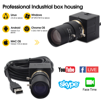 ELP 5-50mm Objectif Varifocal 8Megapixel 4K USB Caméra avec Webcam IMX179 8mp pour Android Linux Vidéo Industrielle