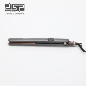 เครื่องหนีบผมไฟฟ้า Dsp แบบแผ่นคู่ ใช้ได้ทั้งหนีบตรงและม้วนผม ร้อนเร็ว สำหรับใช้ในร้านเสริมสวยและที่บ้าน - Product Image 5