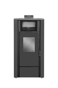 Estufa de Pellets de Acero de Diseño Moderno con Control Remoto, Independiente, Ecológica, Duradera, Potencia de Calefacción de 19.5KW, Tanque de Combustible de 20kg, para Baño - Product Image 3