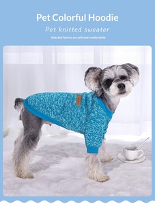 <span class=keywords><strong>2026</strong></span> Atacado Suéter de Malha Respirável para Cães, Gola Redonda Casual, para Cães de Porte Pequeno e Médio, para Caminhada ao Ar Livre - Product Image 3