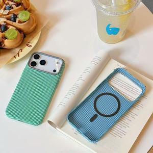 Tươi kẻ sọc từ tính sạc điện thoại trường hợp đối với iPhone 17 Pro Max đối với <span class=keywords><strong>Apple</strong></span> 16 15 với chống sốc bảo vệ Bìa - Product Image 1