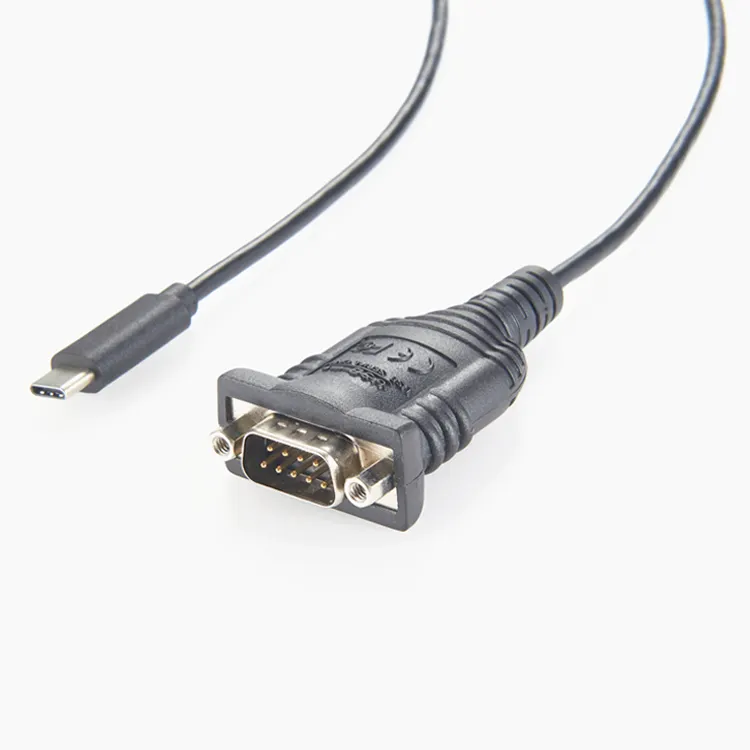 USB-C para cabo adaptador de serial db9, 5 'usb 2.0 tipo c para RS-232 (m/m), 5ft