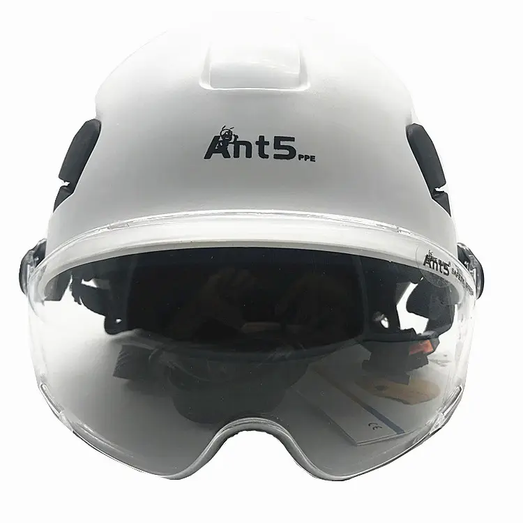 ANT5 APD Helm Safety dengan Goggle Industri Standar APD Konstruksi Hard Hat Helm Safety dengan Goggle