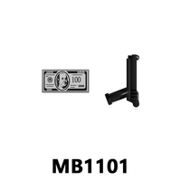 MB1100-1103 Mini Briques Personnages de Films Scarface John Rambo Père Noël Accessoires Modèles Éducatifs Blocs de Construction Jouets pour Enfants